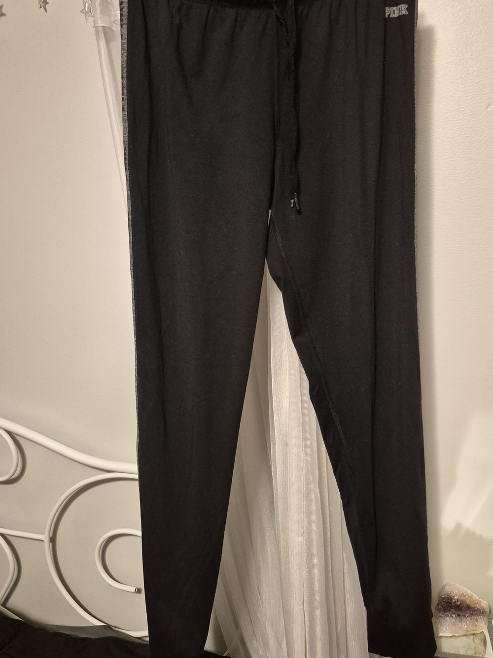 PINK Victoria's Secret Womens Black Slim Jogger Pants
